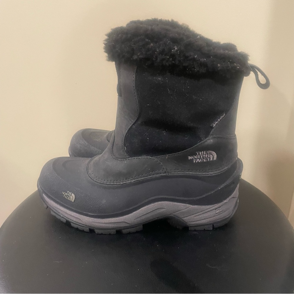 The North Face Women's 8 Black Greenland Primaloft Insulated Waterproof Boots